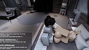 roblox femboy begging for more in game