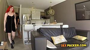 pale latina redhead loves big adventures