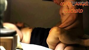 Lover teaches cuckold how to fuck me