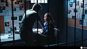 detective agatha vega face fucked while the time is frozen - slutty latina cum in mouth freeze fetish