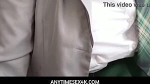 boyfriend chats stepdad while freeusing me in taboo fantasy 😈