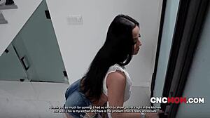 Straightening out my clients bent pipes with my bent pipe - lexi nicole cncmom