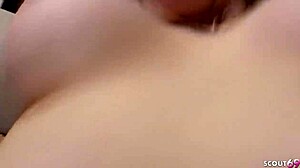 First interracial mmf 3some with black and white big dick in ass and pussy same time for blonde bitch cassidy blue