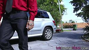 I plow this teen hard and give her a facial