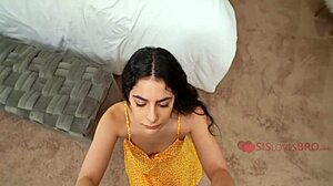 Little Stepsis Endures Vibrator Torment In Hairy Pussy