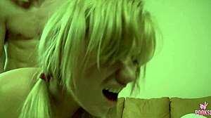 Sweet becky n gotta spread her small 18+ ass to take milo p full cock