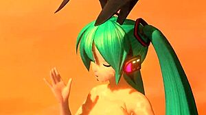 Hatsune Miku Velvet Arabesque Project Diva Nude Mod Full Nude Bunny Costume