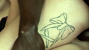 Faye Runaway's blonde ass fucked interracial