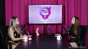 malu paz fucks bruna carlos hard in sheer red! watch now!