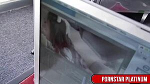 Brunette angelina valentine gets rough fucked by justice