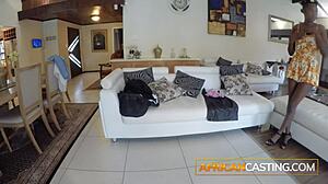 ebony model succeeds in casting interview