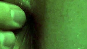 Pussy and ass fingering intensely