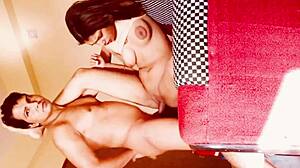 My Stepsister Discovers My Porn Addiction! She Turns Me On With Home Sex!