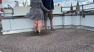 Intense Peeing Hobby with Mother-in-Law in Various Spots