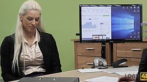 LOAN4K NEGOTIATING WITH THE NAKED LINGERIE STORE OWNER!