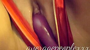bbw milf plays with toy gets pussy licked orgasms with creampie ending