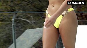 big boobs wife sheila ortega bounces on christian clays big dick by the pool - white boxxx