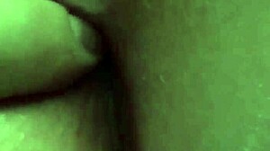 Pussy and ass fingering intensely