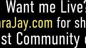 Luscious Pawg Sara Jay Jams That Strap-On Into Her Roomie Ryan Smiles Ass