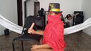 I Dressed Up As Submissive Indian And Masturbed My Tight Pussy