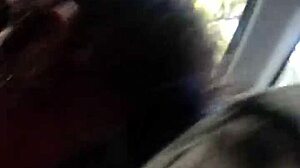 brazilian shemale performs rapid oral quickie in car 🚗💦