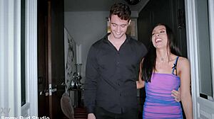 Caramella Del X LICKS Three HUGE COCKS