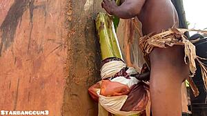 village warrior does something stronger