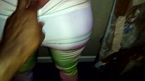 big booty sex doll gets fucked against the wall