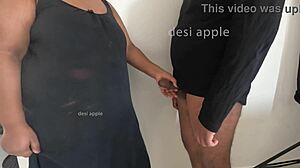 A secret handjob gets caught during an Indian massage session.