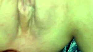 close up squirt from penny in pov