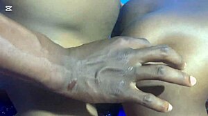 She rides my big oiled dick in the dorm while my roommate watches