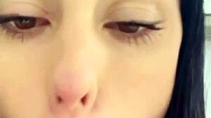 Sapphire in a compilation of hot videos playing with dildos stuck in her wet pussy