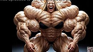 abigails explosive muscle growth at pump factory fmg ai animation