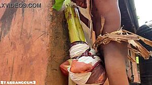 village warrior does something stronger