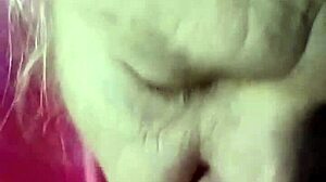 Hot milf just sucking some monster cock