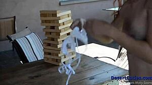 shey holmes and two other college girls naked cornhole, lesbian group fun