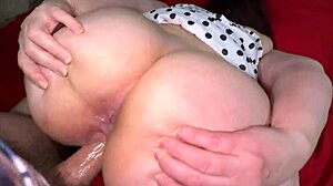 the stepmom felt frozen by the wind, but stepson's big cock brought emotional warmth and assfucking