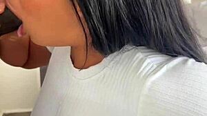 Look how he devoured this huge meat dildo -amateur couple- nysdel