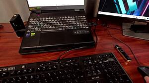 devouring my colleagues big white cock cum in mouth cum spit on tits