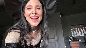 Freaky Goth Step Sis At Halloween Party With Monster Cock - Awlivv - Family Therapy - Alex Adams