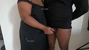 A secret handjob gets caught during an Indian massage session.