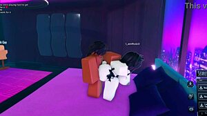 horny slut gets dicked down by big black king roblox