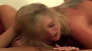 Blonde Babes Share His Big Dick