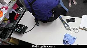 Officer Pulls Out Cock, Teen Feels Fear To Blow It