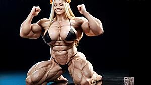 abigails explosive muscle growth at pump factory fmg ai animation