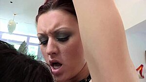 Dana Vespoli and Karlie Montana lick hot asses and pussies in lingerie scene