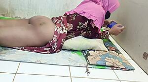 Viral hijab student bent over doggystyle fucking in kos