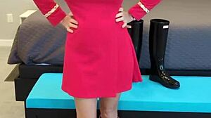 Boldly going where no milf has gone before. Fucking redhead with boots and fetish?