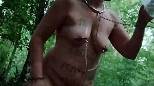 submit to humiliation in the forest, slave. why do you crave this self-session?