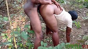 Chatting about mating a big black guy on the ranch